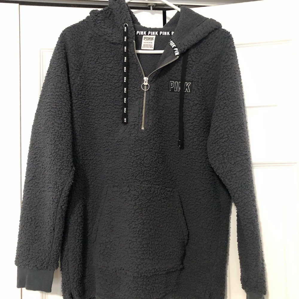 Pink Sherpa Hoodie